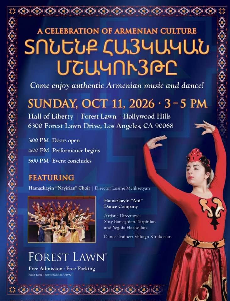 A Celebration of Armenian Culture by Nayirian Choir and Ani Dance